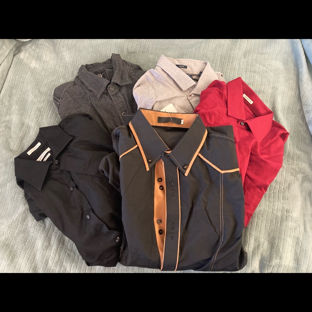Mens Dress Shirts Bundle